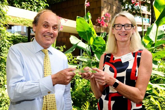 George Plumptre and CEO Macmillan
