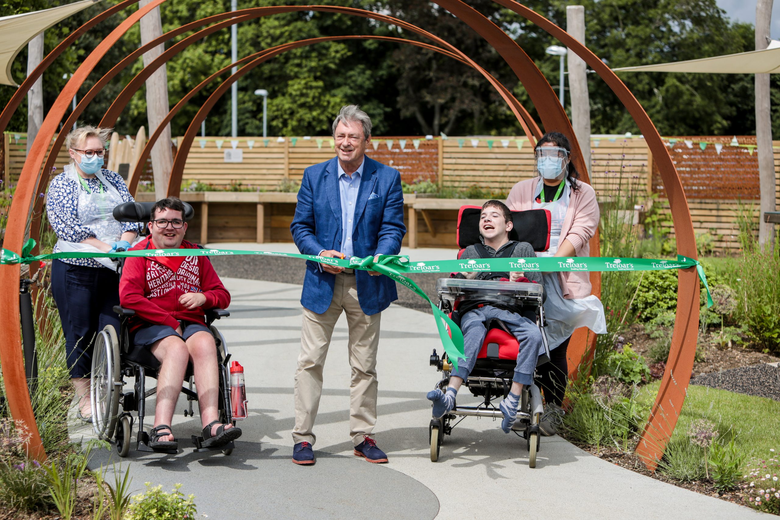 Alan Titchmarsh opens Treloar