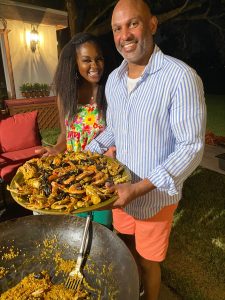 Great British Garden Party paella party
