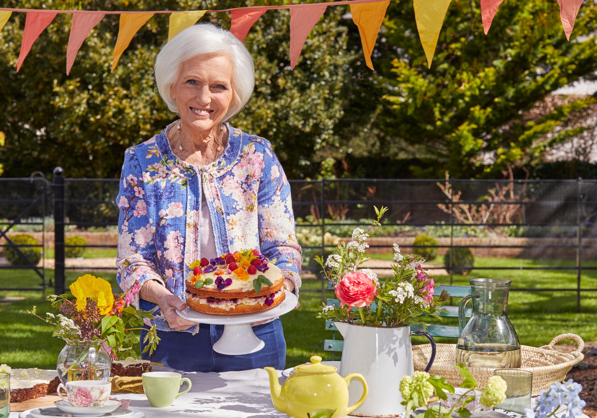 Dame Mary Berry launches the Great British Garden Party