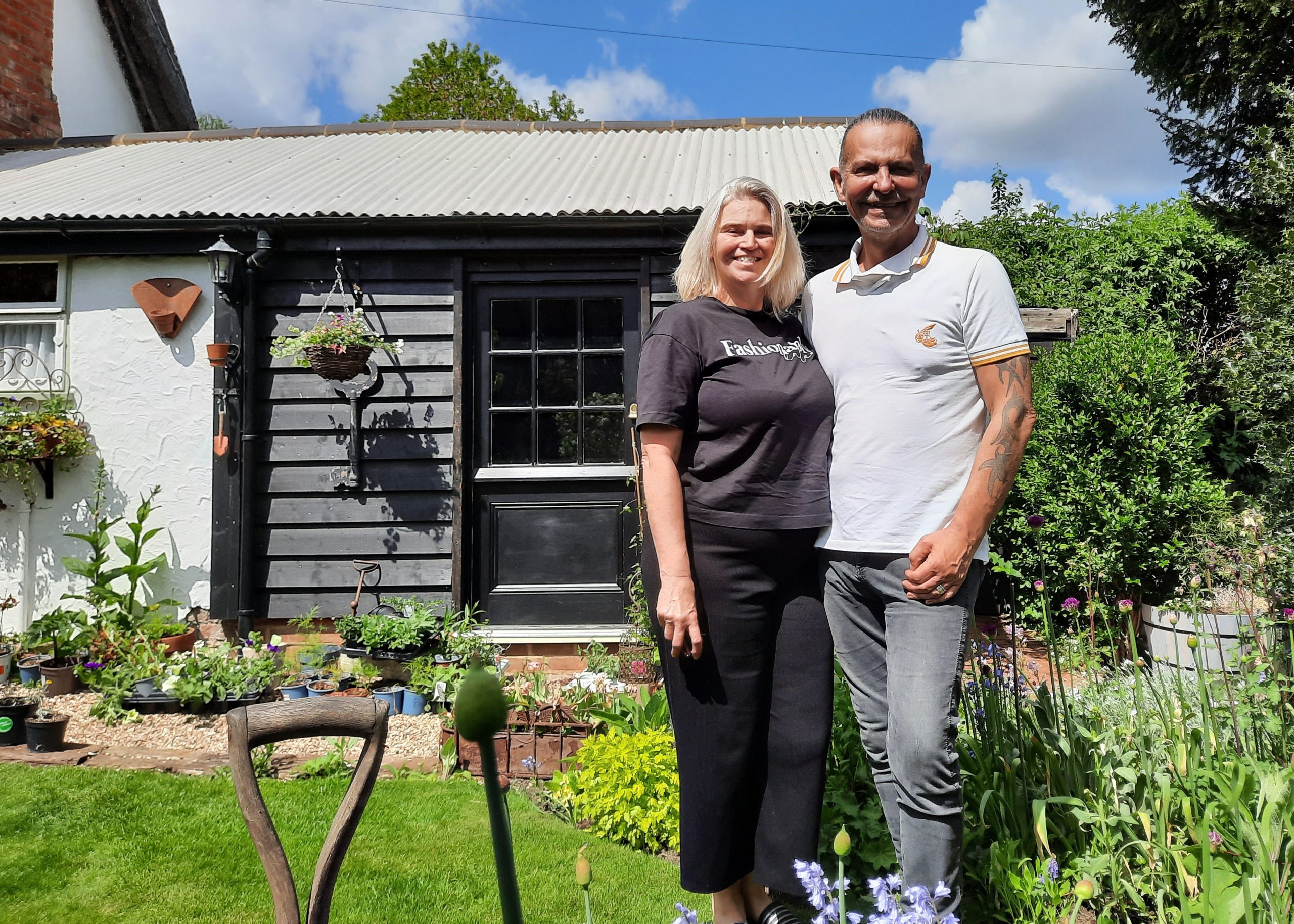 Stewart and Louise at Laurel Cottage