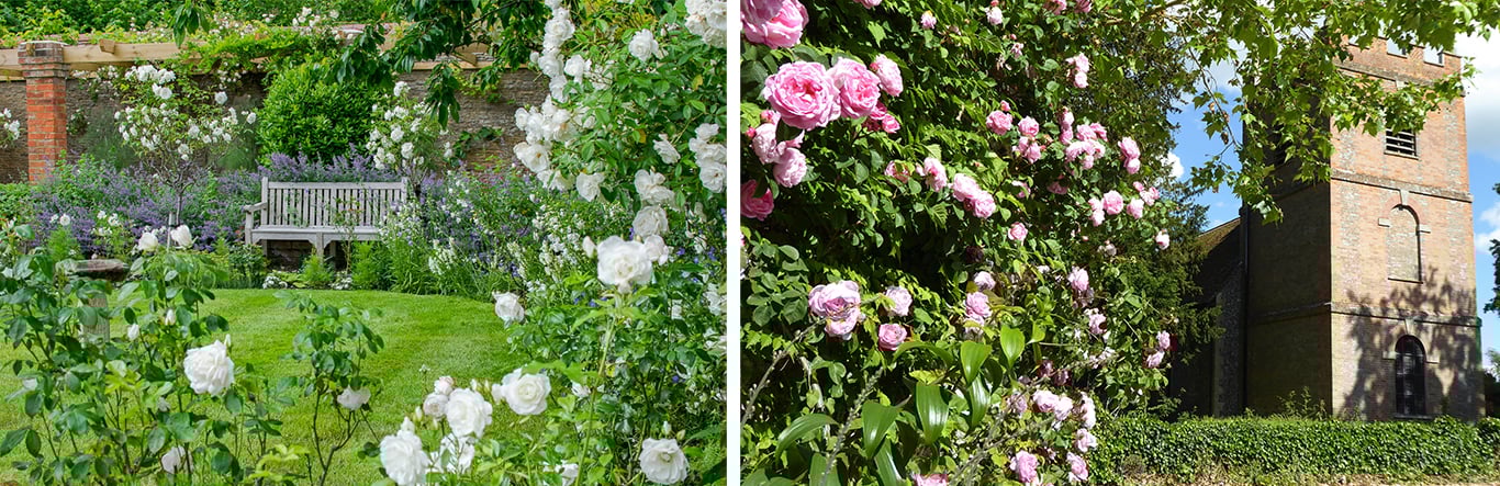 Turvey Village Gardens, Bedfordshire and The Old Rectory, Lower Basildon, Berkshire