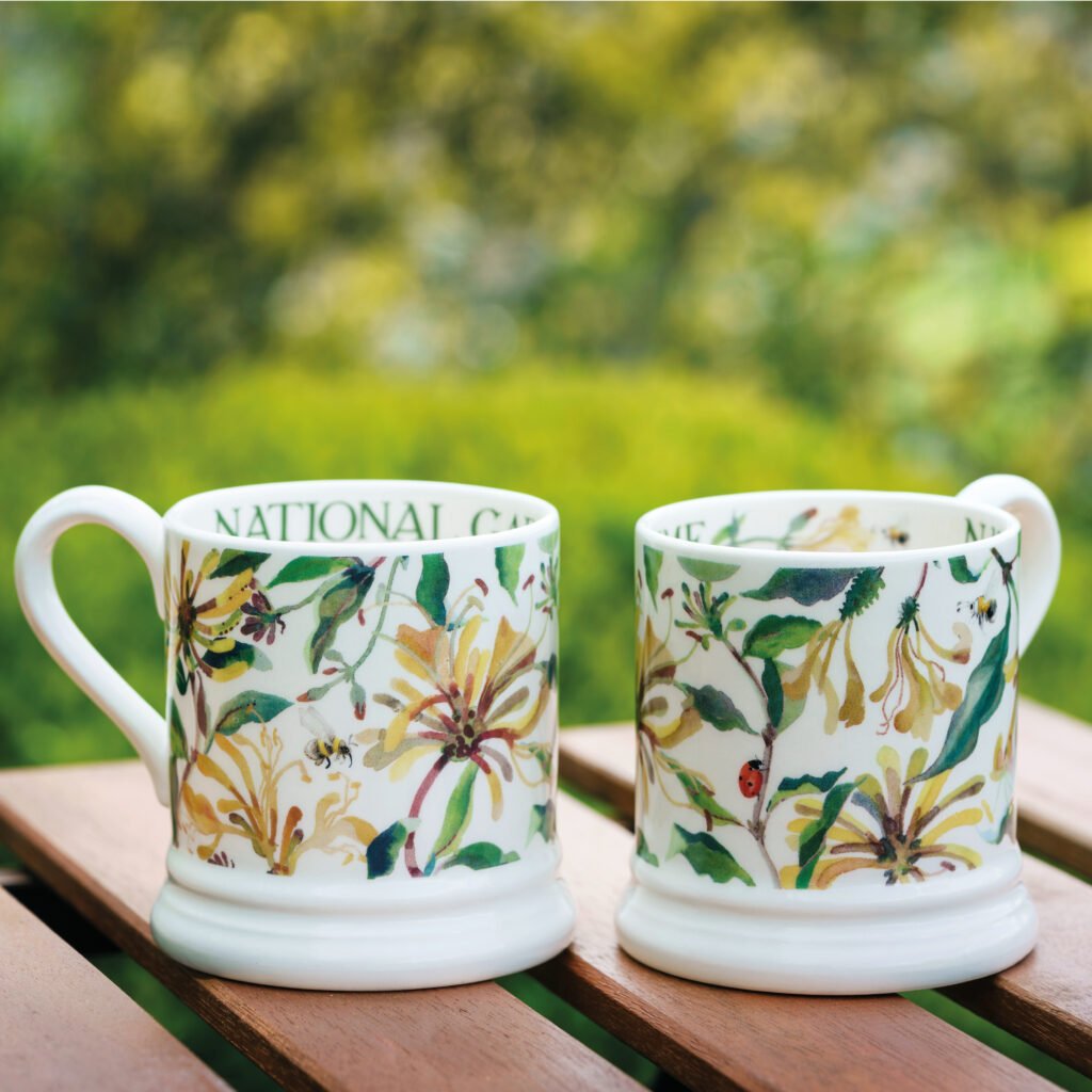 Emma Bridgewater honeysuckle 1/2 pint mugs