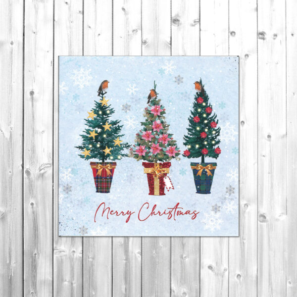 Christmas card - Christmas Trees