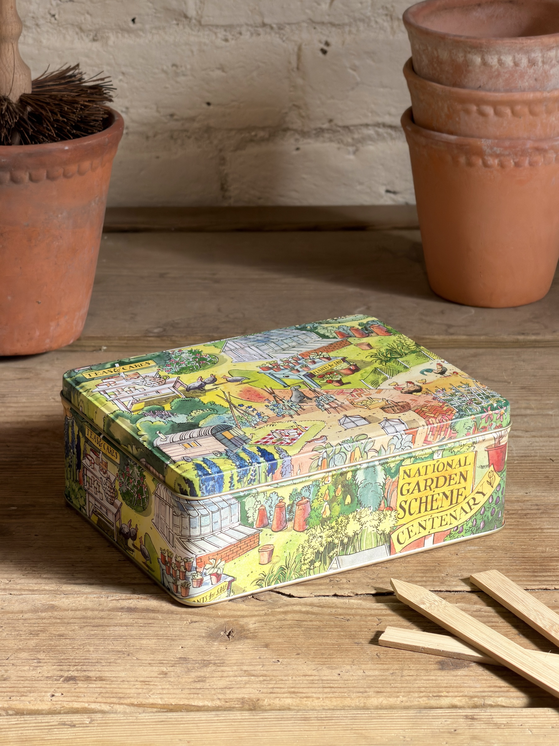 National Garden Scheme Deep Rectangular Tin