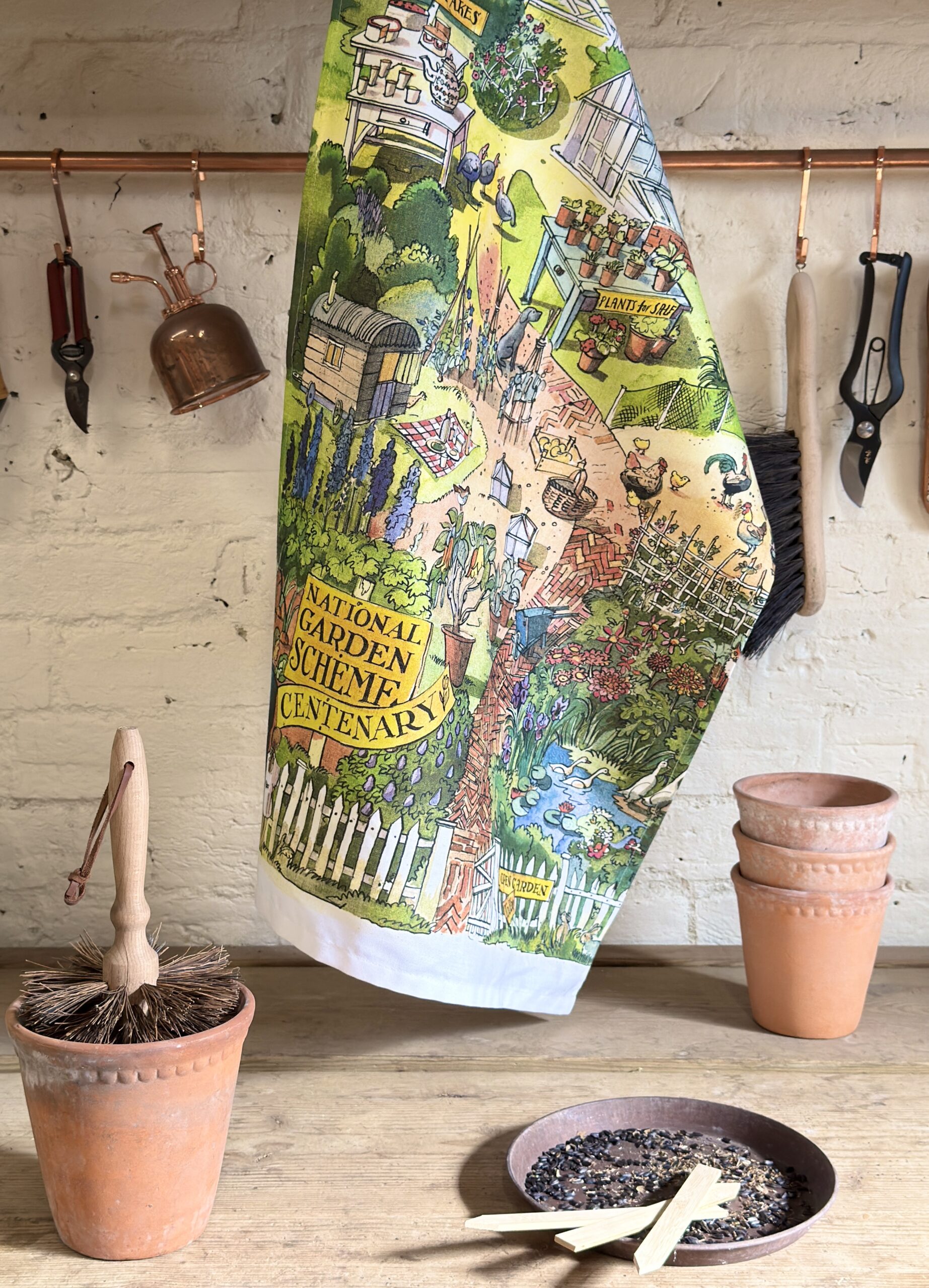 National Garden Scheme Tea Towel